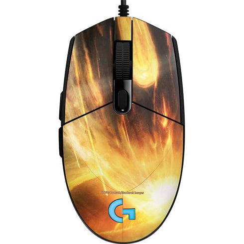 StockTrek Giant Asteroid Collides with Planet Earth G203 Prodigy RGB Wired Gaming Mouse Skin